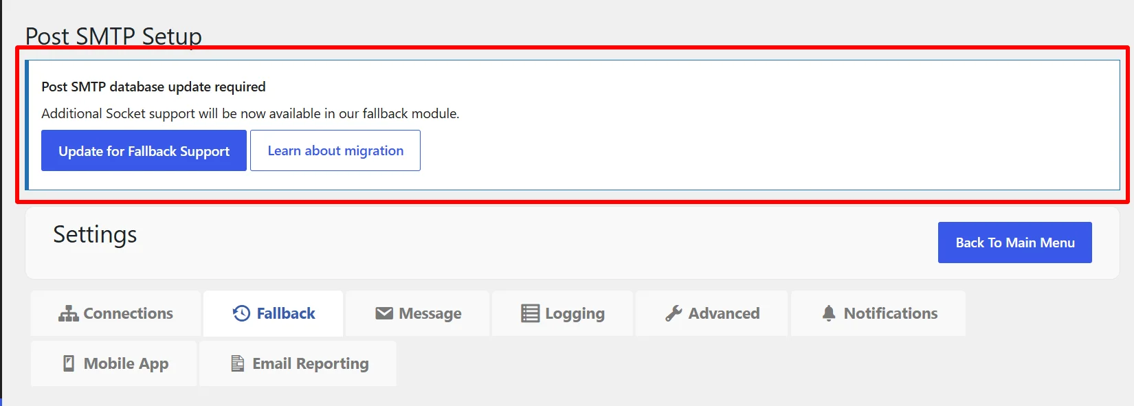 Migration Flow for Existing Users
