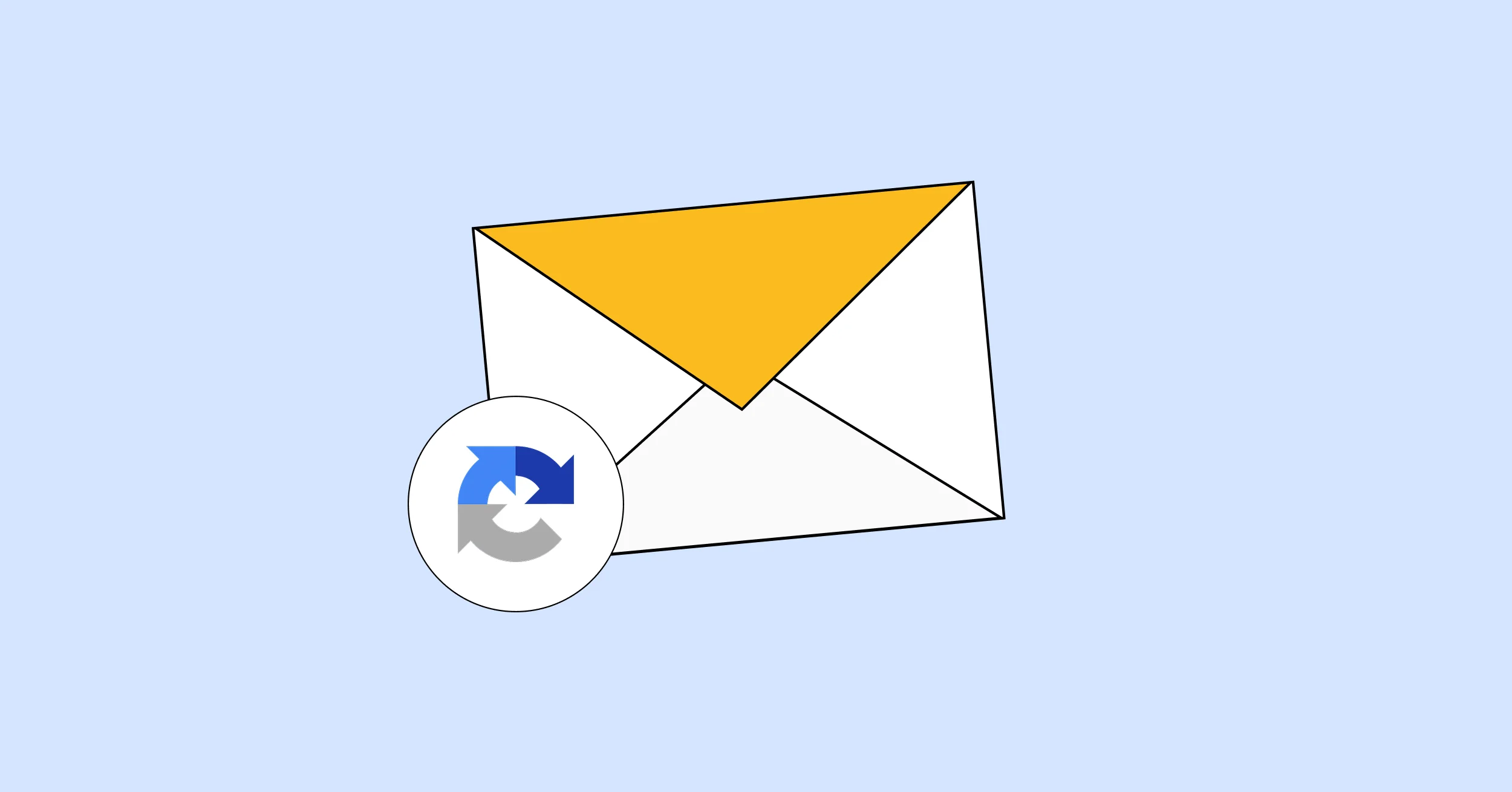 Email envelope with a reCAPTCHA icon, representing bot protection for email signup forms
