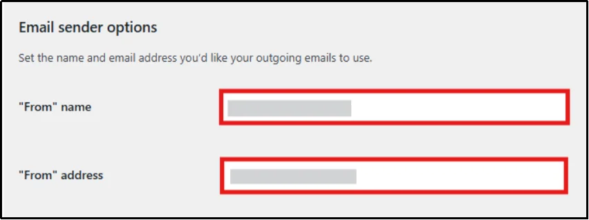 Configure WooCommerce email sender options