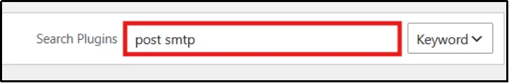 Search for the Post SMTP plugin in the WordPress Plugin Directory