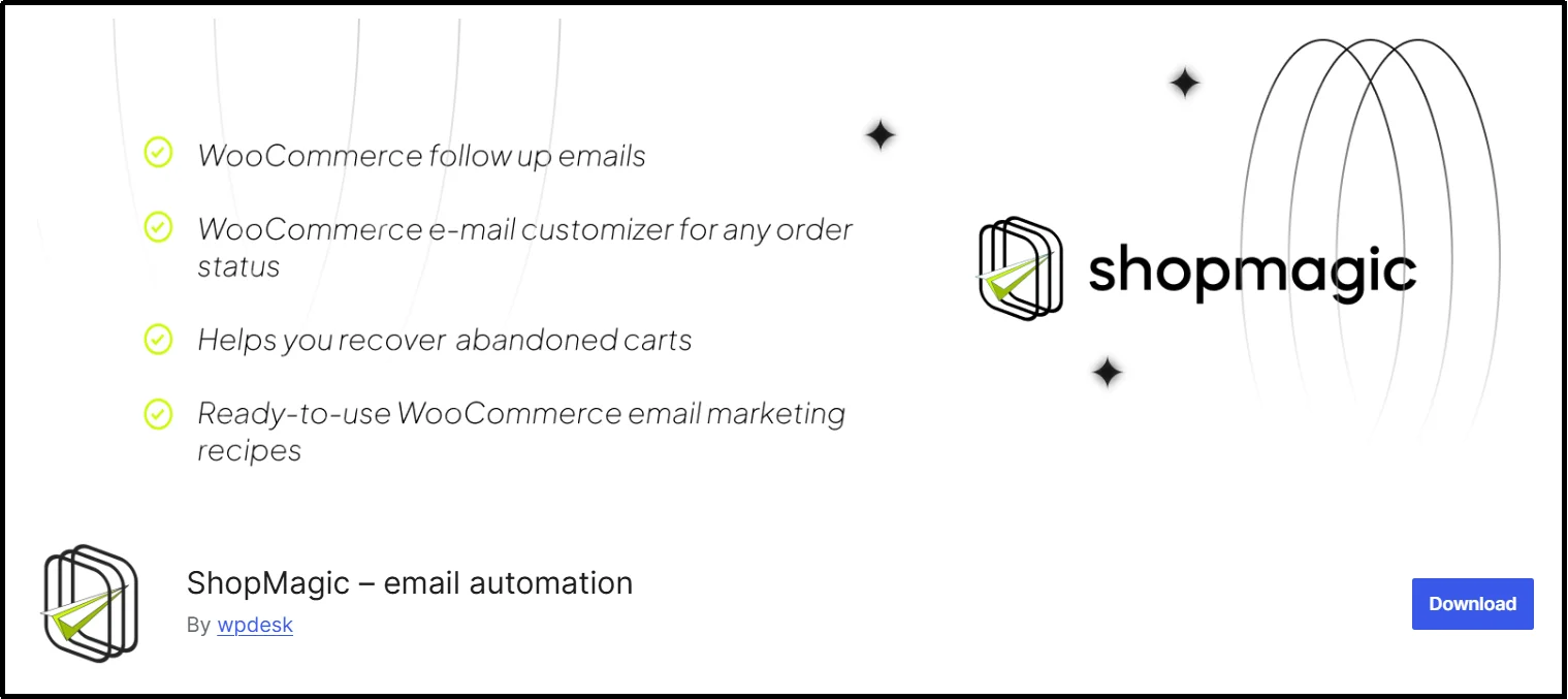 Install the ShopMagic WooCommerce email automation plugin