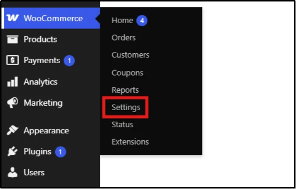 WooCommerce email settings in WordPress