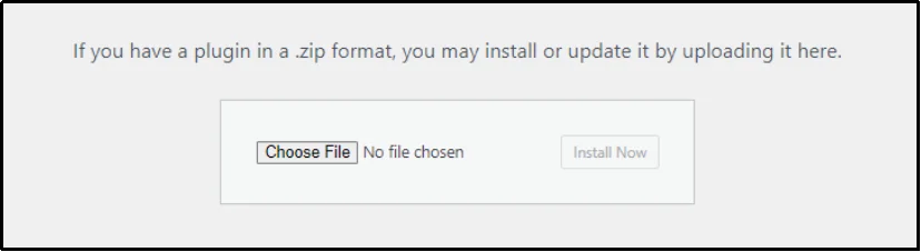 Click “Choose File” to upload Post SMTP plugin manually