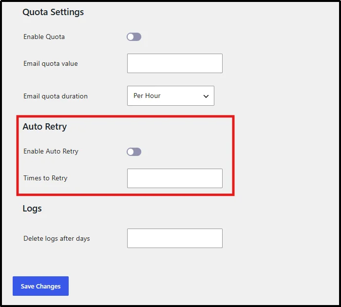 Configure automatic retry for failed WooCommerce emails in Post SMTP