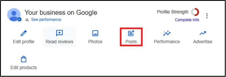 Using Google Posts to share business updates, offers, and new products