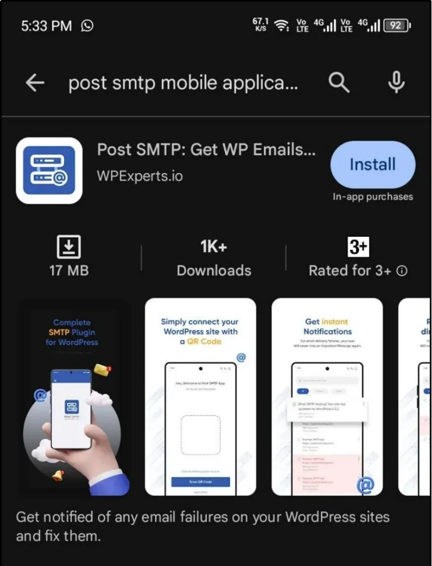 Download Post SMTP app