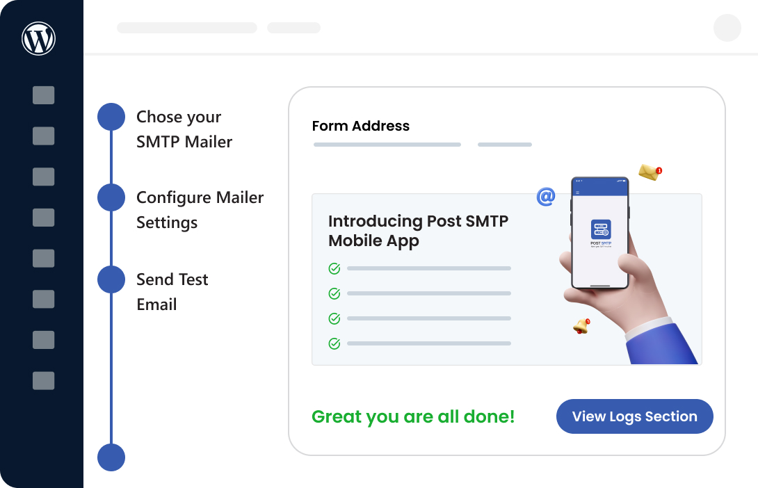 Success to deliver email Success to deliver email