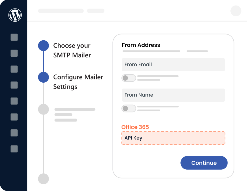 add sending details and api keys