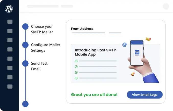 Your WordPress emails are now delivered via SMTP Your WordPress emails are now delivered via SMTP