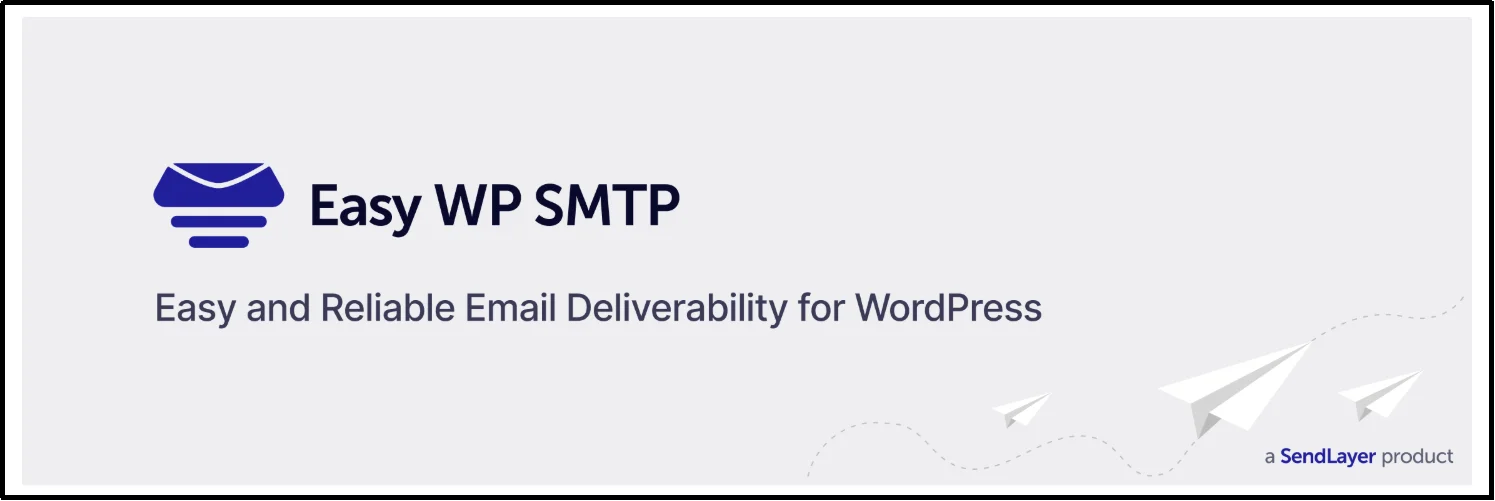 Easy WP SMTP plugin configuration panel in WordPress
