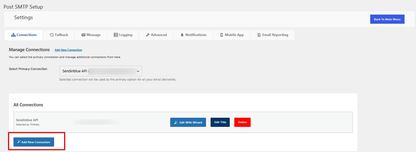 How to add additional connection